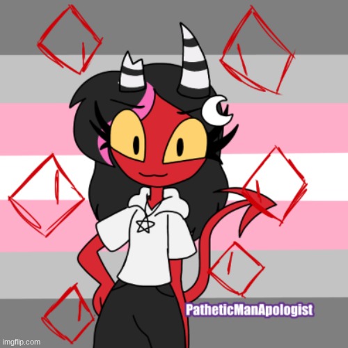 My imp oc I made with Picrew | image tagged in imp,helluva boss | made w/ Imgflip meme maker