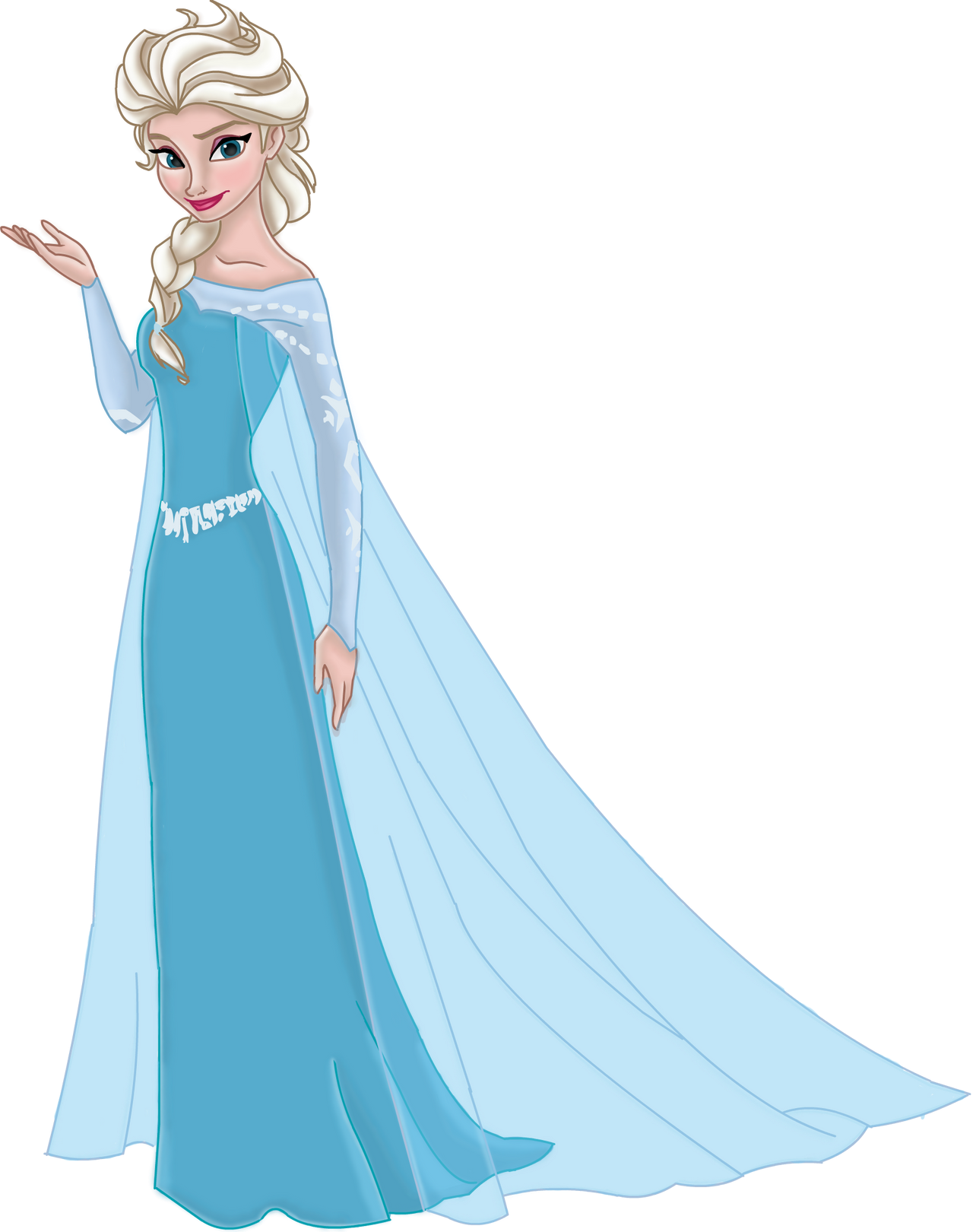 Queen Elsa of Arendelle Blank Meme Template