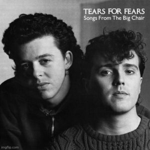 Songs from the big chair by Tears for Fears. The Beatles with synths. Pretty great | image tagged in songs from the big chair,tears for fears,new wave,1985 | made w/ Imgflip meme maker