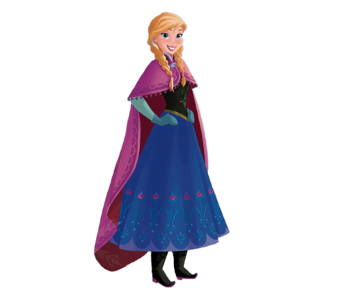 Anna of Arendelle Blank Meme Template