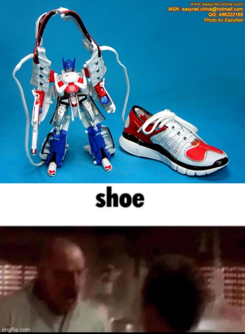 image tagged in waltuh shoe | made w/ Imgflip meme maker