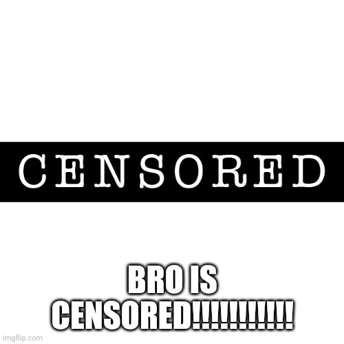 AUP official logo | BRO IS CENSORED!!!!!!!!!!! | image tagged in aup official logo | made w/ Imgflip meme maker