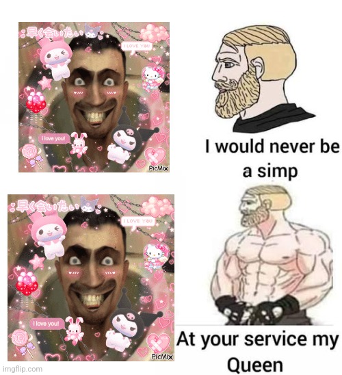 I would never be simp | image tagged in i would never be simp | made w/ Imgflip meme maker