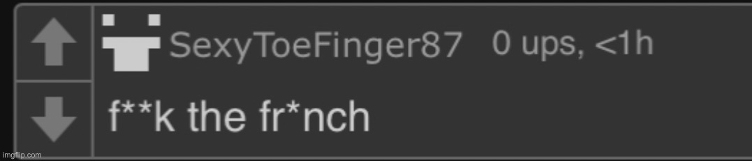 fr*nch sucks | image tagged in fr nch sucks | made w/ Imgflip meme maker
