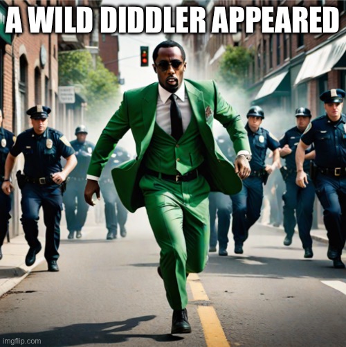 1 in 4096 | A WILD DIDDLER APPEARED | image tagged in the diddler | made w/ Imgflip meme maker