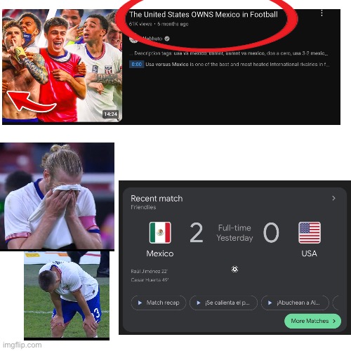 It’s called futbol | image tagged in soccer,usa,mexico | made w/ Imgflip meme maker