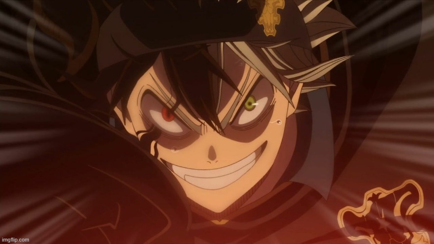 Black Clover Asta smile | image tagged in black clover asta smile | made w/ Imgflip meme maker