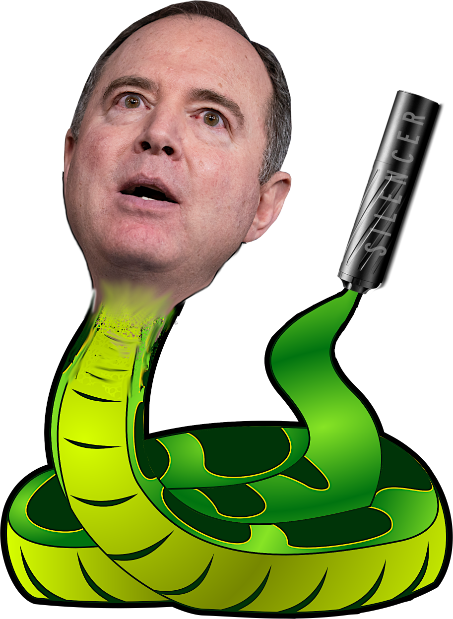 ADAM 'SHIFTY' SCHIFF - RATTLESNAKE Blank Meme Template