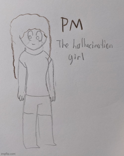 New OC (please note only gods, vessels, demons, or soul manipulators can see or talk to her) | made w/ Imgflip meme maker