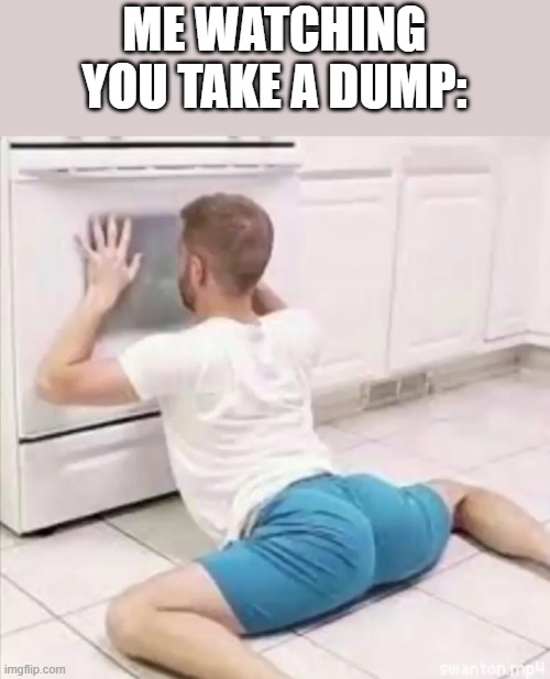 Cake | ME WATCHING YOU TAKE A DUMP: | image tagged in cake | made w/ Imgflip meme maker