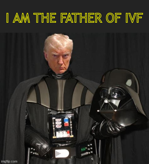 I'm the father and have a NDA | I AM THE FATHER OF IVF | image tagged in trunp shit,rapist,askied her to get a abortion,maga macho man,trump the terrorist | made w/ Imgflip meme maker