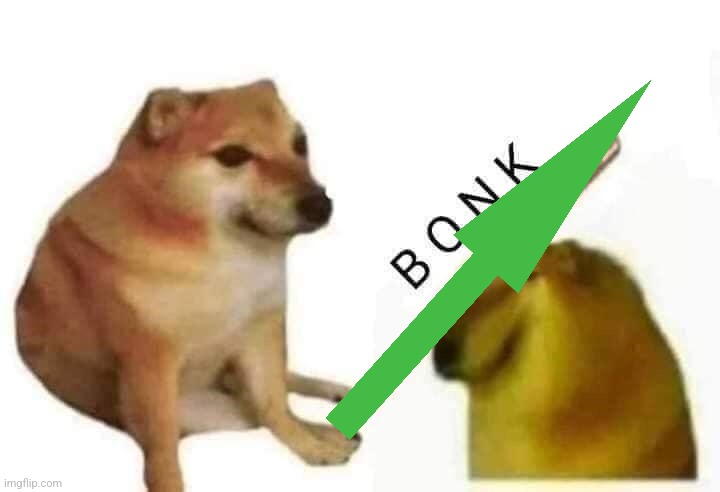 Doge bonk | image tagged in doge bonk | made w/ Imgflip meme maker