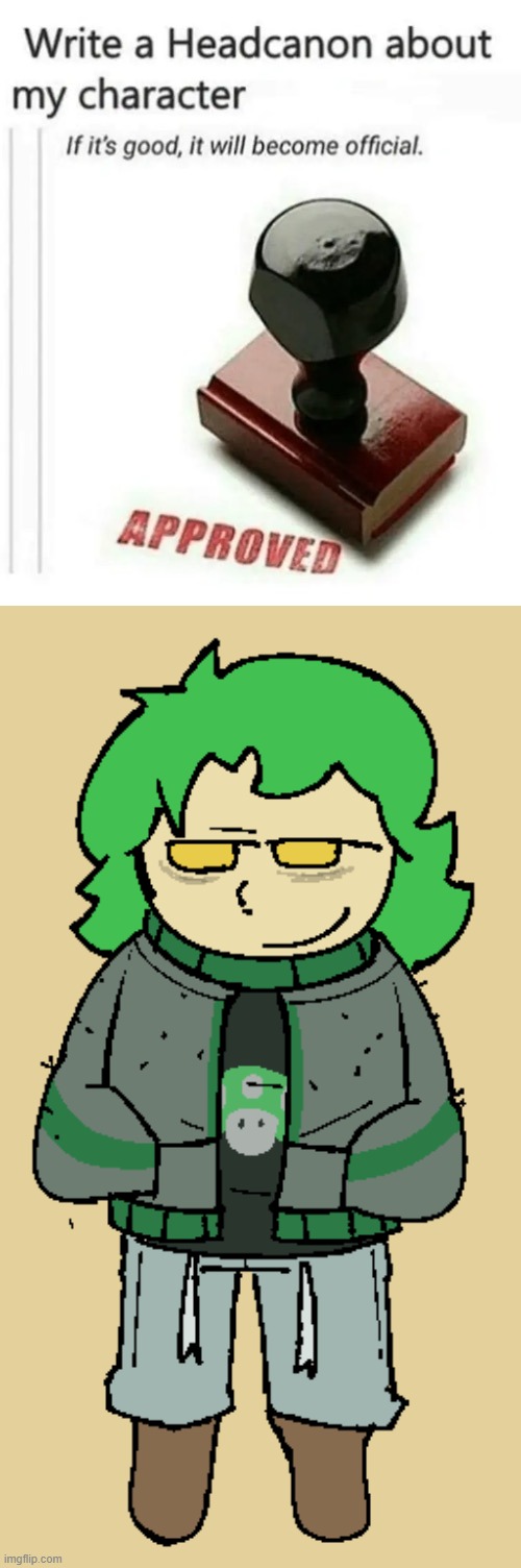 art by The Elfiya | image tagged in write a headcanon about my character | made w/ Imgflip meme maker