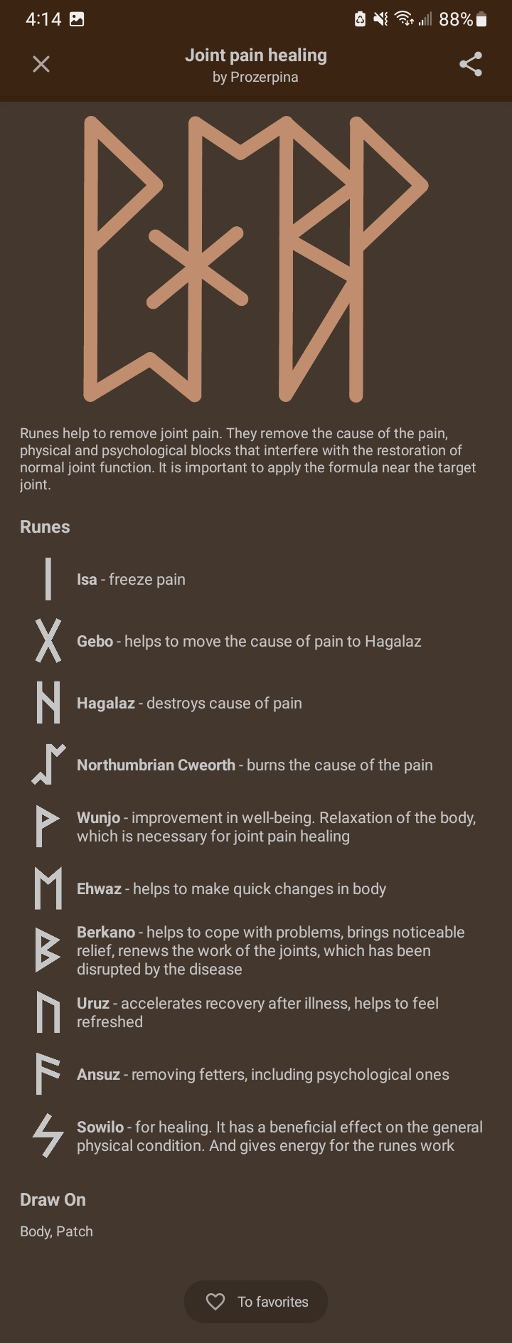 Rune | Joint Healing Blank Meme Template