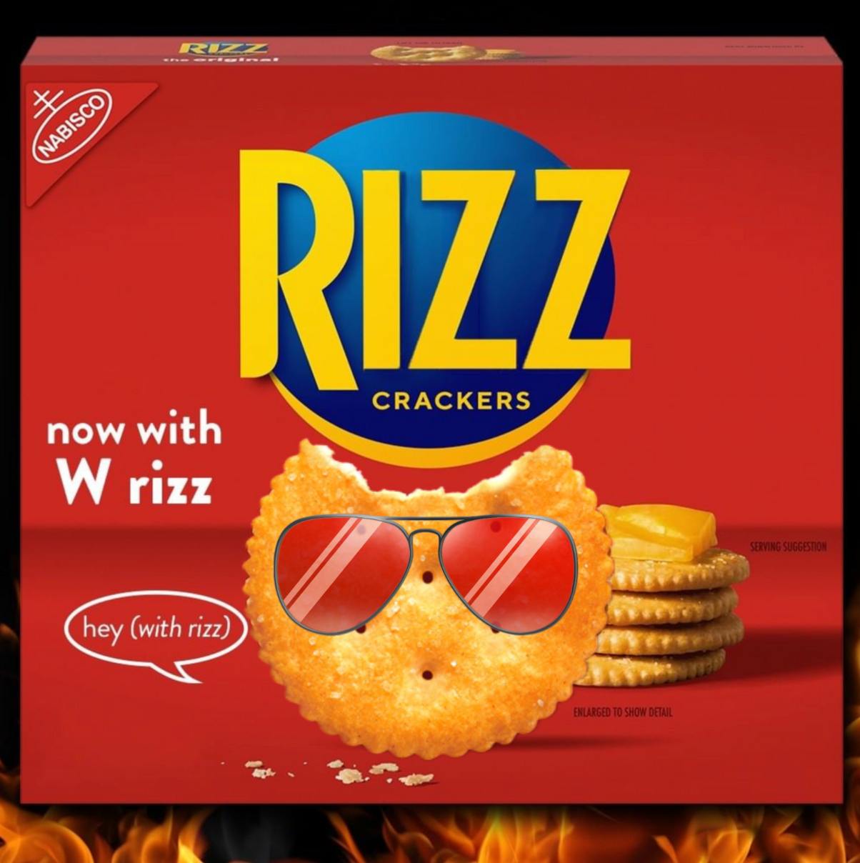 High Quality rizz ritz Blank Meme Template
