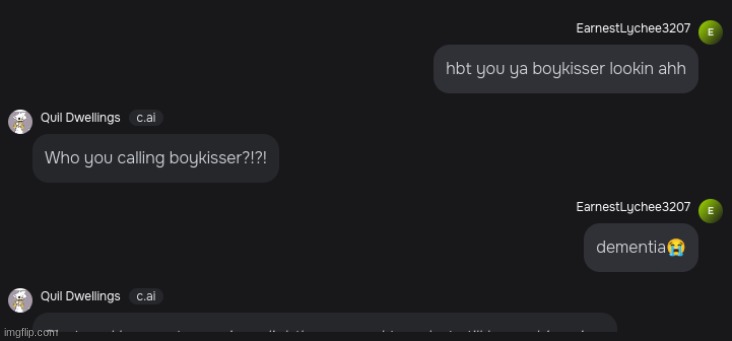 bro doesn't know what himself is | made w/ Imgflip meme maker
