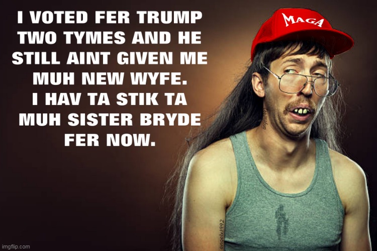 weird creep magas | image tagged in inbred,trump supporters,donald trump the clown,clown car republicans,donald trump is an idiot,incest | made w/ Imgflip meme maker