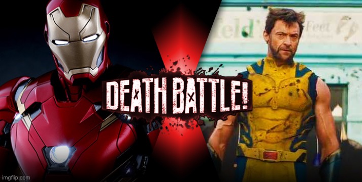 Who’s winning this fight? | image tagged in ironic iron man,wolverine and deadpool | made w/ Imgflip meme maker