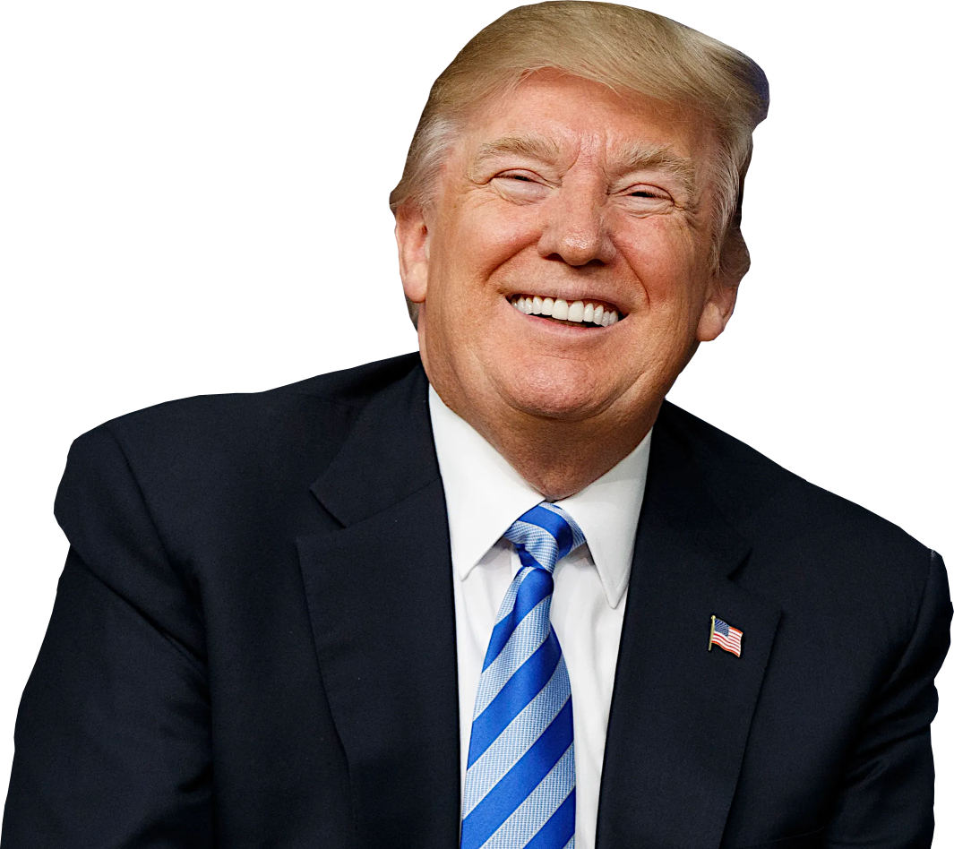 TRUMP - HAPPY PATRIOT Blank Meme Template