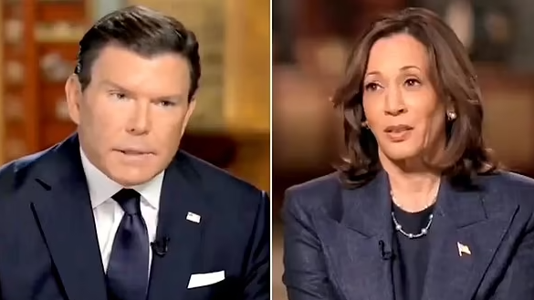 Bret Baier Kamala Harris interview Blank Meme Template