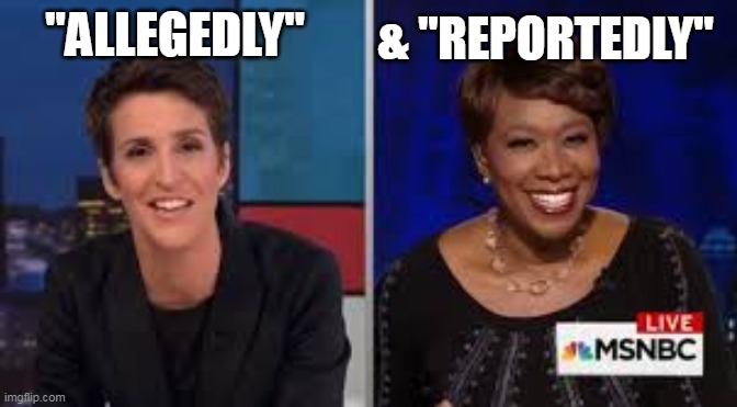 "ALLEGEDLY" & "REPORTEDLY" | made w/ Imgflip meme maker