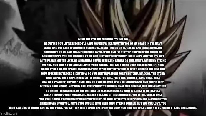new temp | image tagged in goku prowler | made w/ Imgflip meme maker