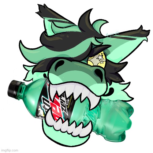 Mtn Dew shark girl! My ‘sona and art, design by RockyHorrorCacti! :) | made w/ Imgflip meme maker