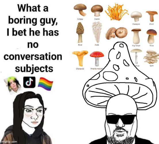Based and funguspilled | made w/ Imgflip meme maker