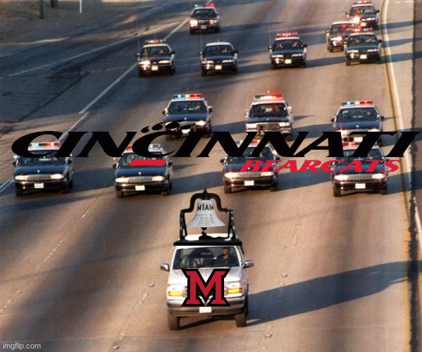 Cincinnati Bearcats meme | image tagged in college football,funny memes,haha,miami,hahahaha | made w/ Imgflip meme maker