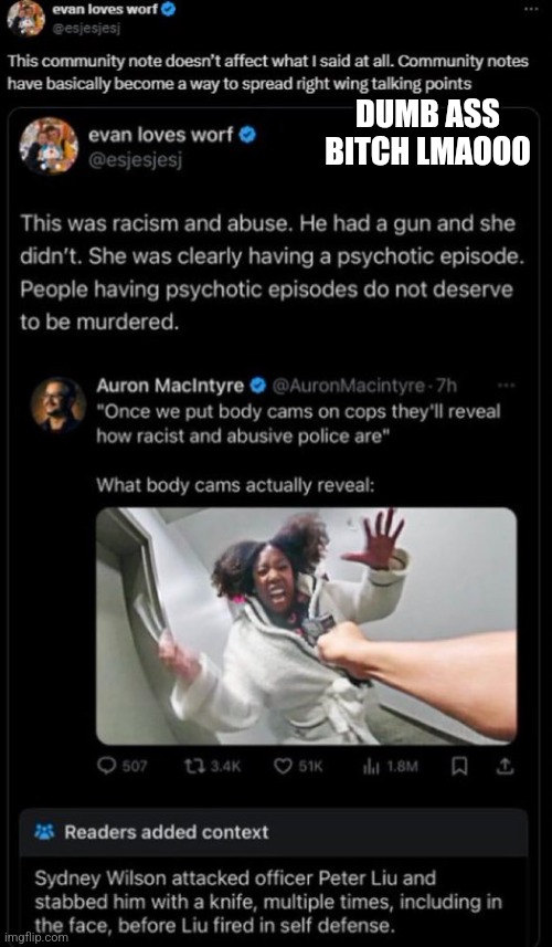 DUMB ASS BITCH LMAOOO | made w/ Imgflip meme maker
