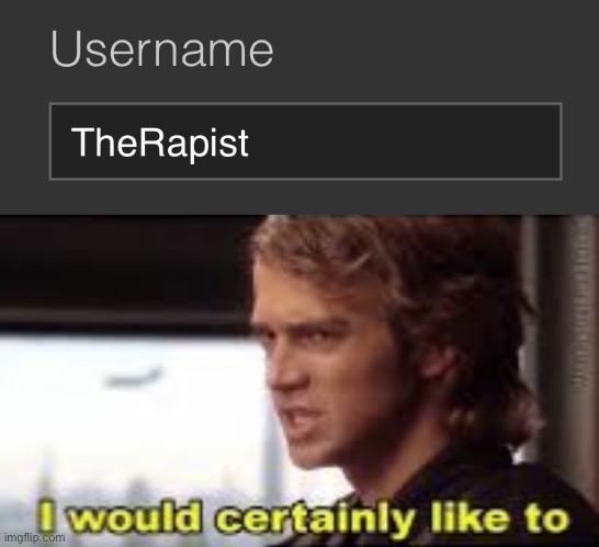 I could be the therapist for the stream | image tagged in i would certainly like to | made w/ Imgflip meme maker