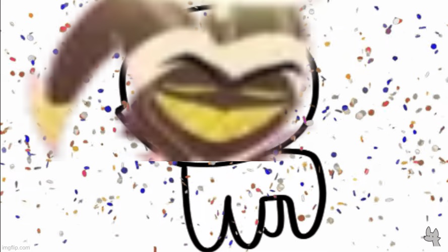 yippie confetti | image tagged in yippie confetti | made w/ Imgflip meme maker