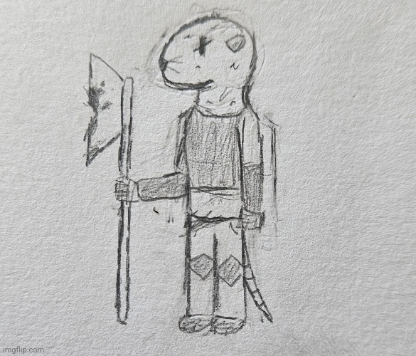 Mozzer, the valiant Ratmonger protector of Alari's relic shop. (He kills flies and cockroaches) | made w/ Imgflip meme maker