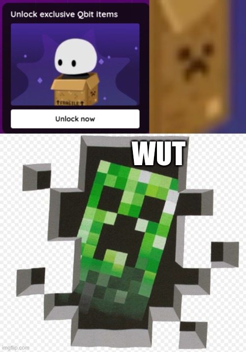 Creeper? | WUT | image tagged in minecraft creeper,quizziz,what,minecraft | made w/ Imgflip meme maker