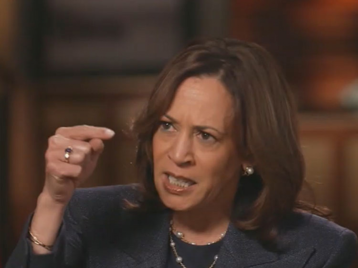 KAMALA YELLING ANGRY Blank Meme Template