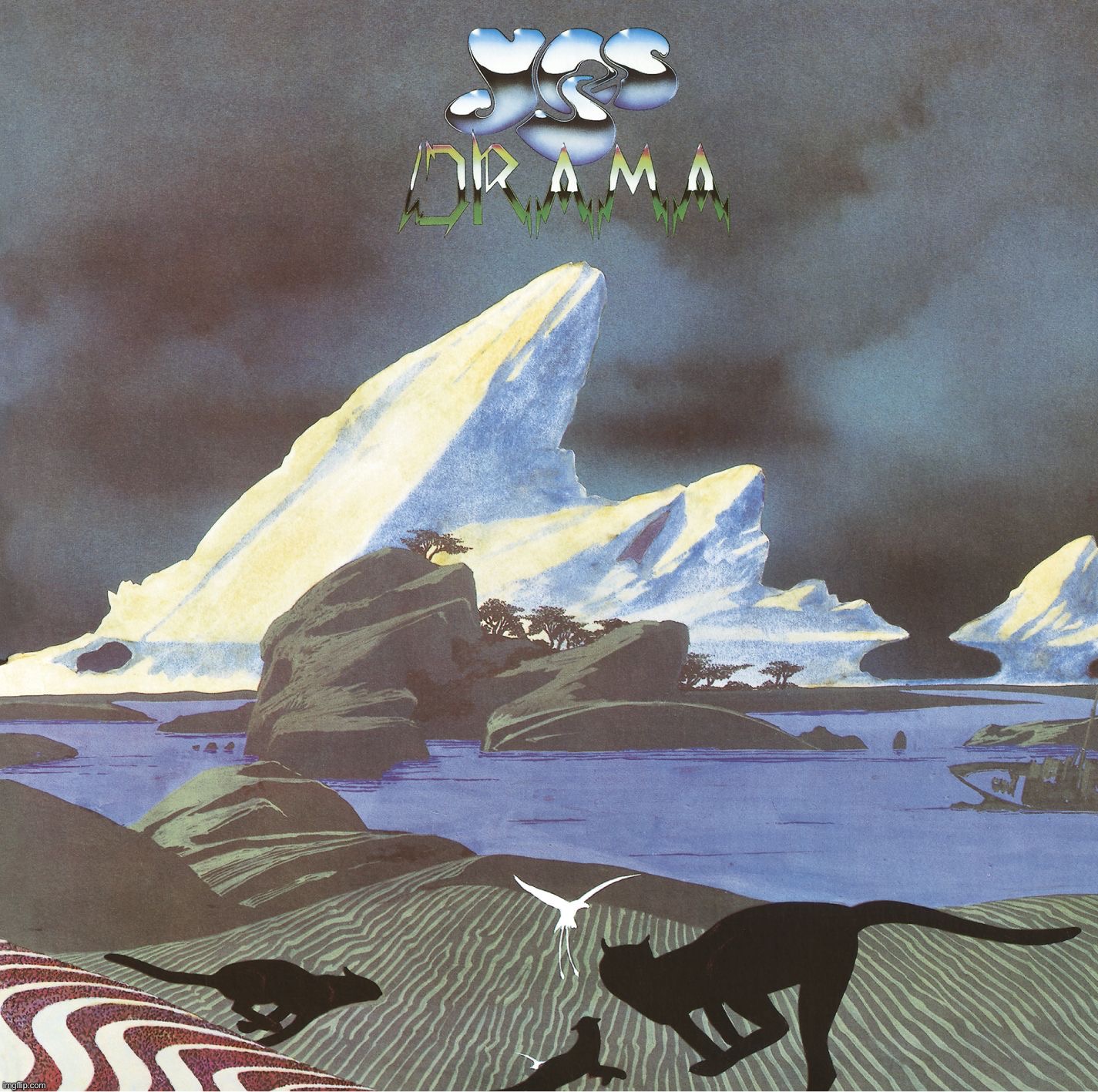 Drama by Yes… somehow they still make great music even without Jon Anderson! | image tagged in yes,drama,1980,prog rock | made w/ Imgflip meme maker