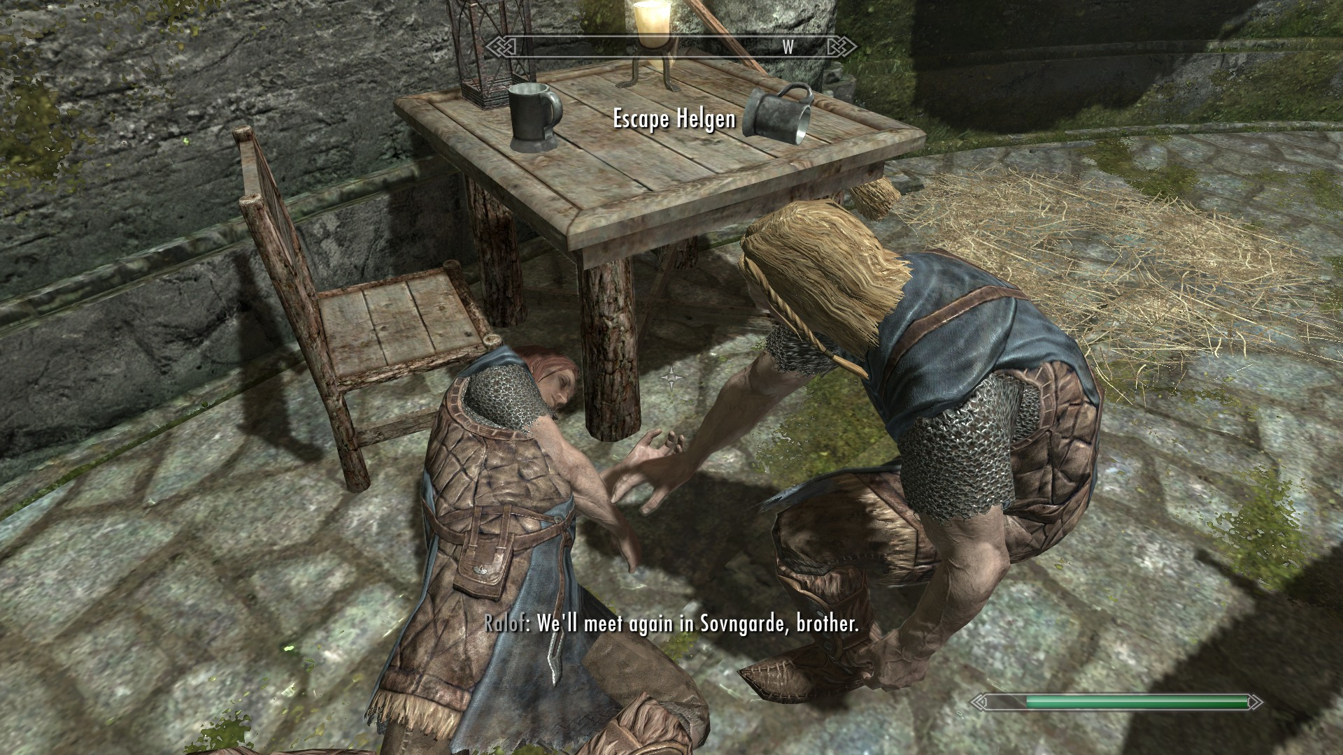 Skyrim we'll meet again in sovngarde Blank Meme Template