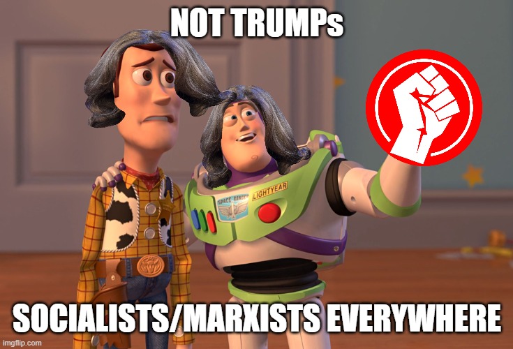 NOT TRUMPs | NOT TRUMPs; SOCIALISTS/MARXISTS EVERYWHERE | image tagged in not trump,kamala,biden,coup,liar,marxist | made w/ Imgflip meme maker