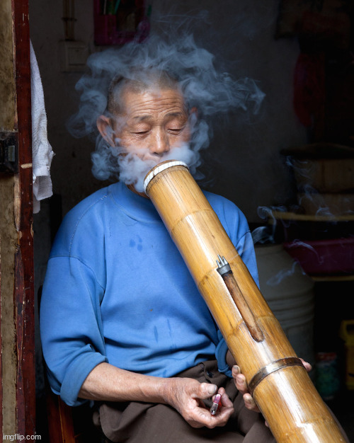 Old Man Huge Bong | image tagged in old man huge bong | made w/ Imgflip meme maker