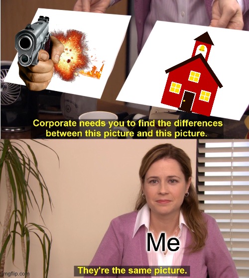 They're The Same Picture | Me | image tagged in memes,they're the same picture | made w/ Imgflip meme maker