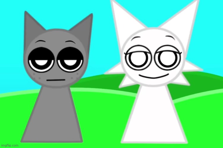 Gray and Wenda staring | image tagged in skibidigyattonlyinohio69 dont do it | made w/ Imgflip meme maker