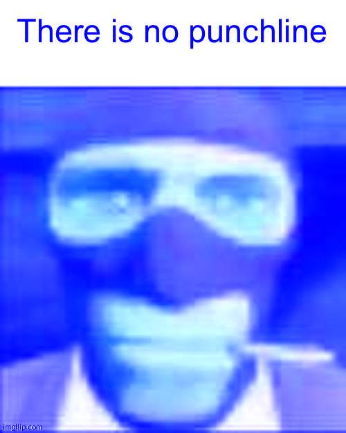 There is no punchline | image tagged in there is no punchline | made w/ Imgflip meme maker