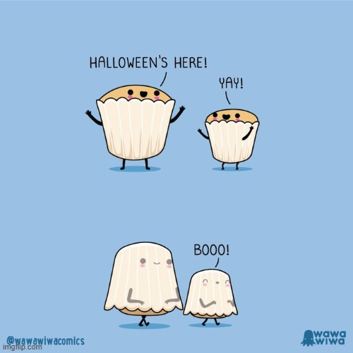 image tagged in muffins,halloween,ghost,costumes | made w/ Imgflip meme maker