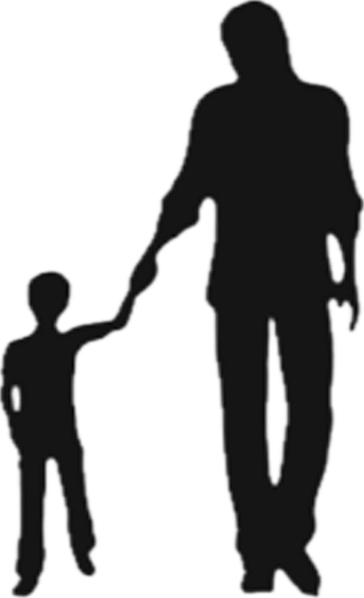 Dad holding sons hand Blank Template - Imgflip