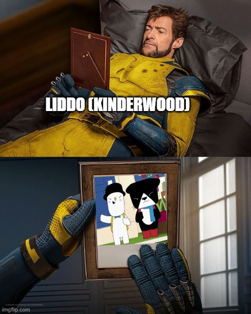 Liddo (Kinderwood) kindly remembers DD (Kinderwood), after DD doesn't appear in Mason Velez's universe though | LIDDO (KINDERWOOD) | image tagged in new wolverine remember,kinderwood,meme,bff,mason velez,picture | made w/ Imgflip meme maker