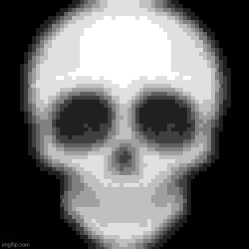 Skull emoji | image tagged in skull emoji | made w/ Imgflip meme maker