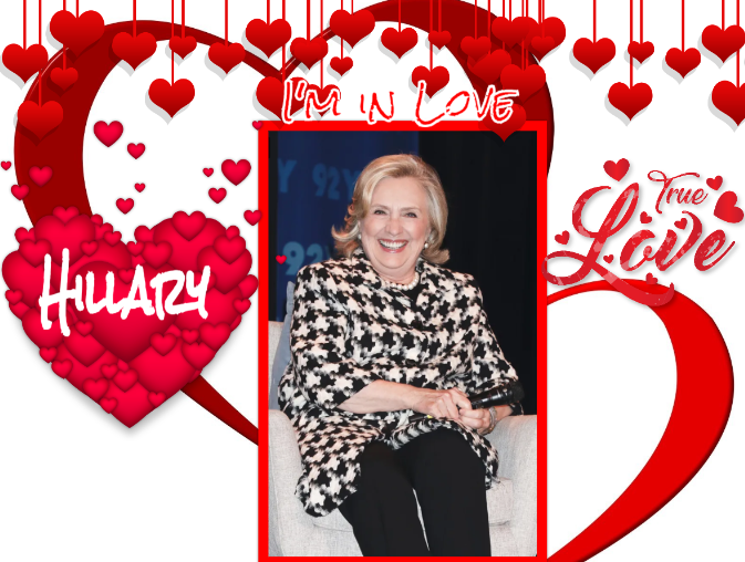 Hillary Heart Throb Blank Meme Template