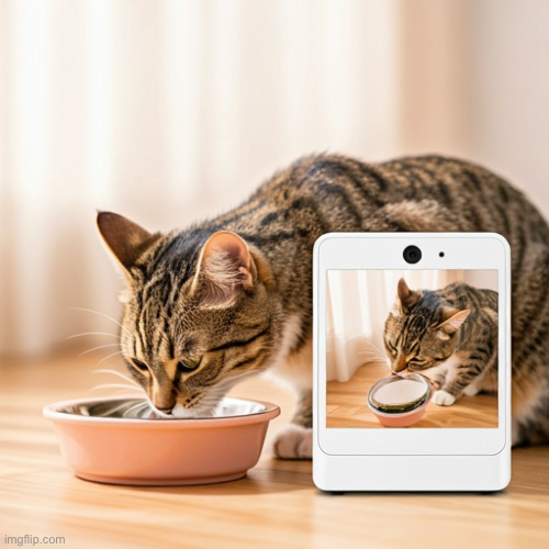 Chinese Cat Feeder Camera | made w/ Imgflip meme maker