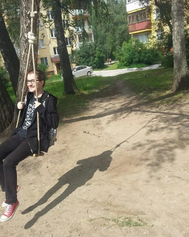 Swing Shadow Blank Meme Template