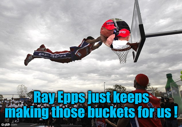 slam dunk | Ray Epps just keeps making those buckets for us ! | image tagged in slam dunk | made w/ Imgflip meme maker